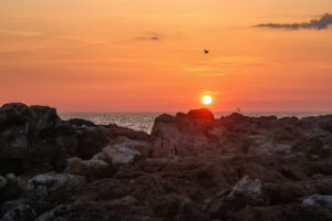 Sonnenuntergang vom anderen Strand