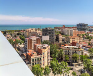 Aussicht von der Hotelterrasse