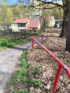 Schwieriger Radweg