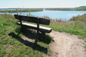 Blick über den Markkleeberger See